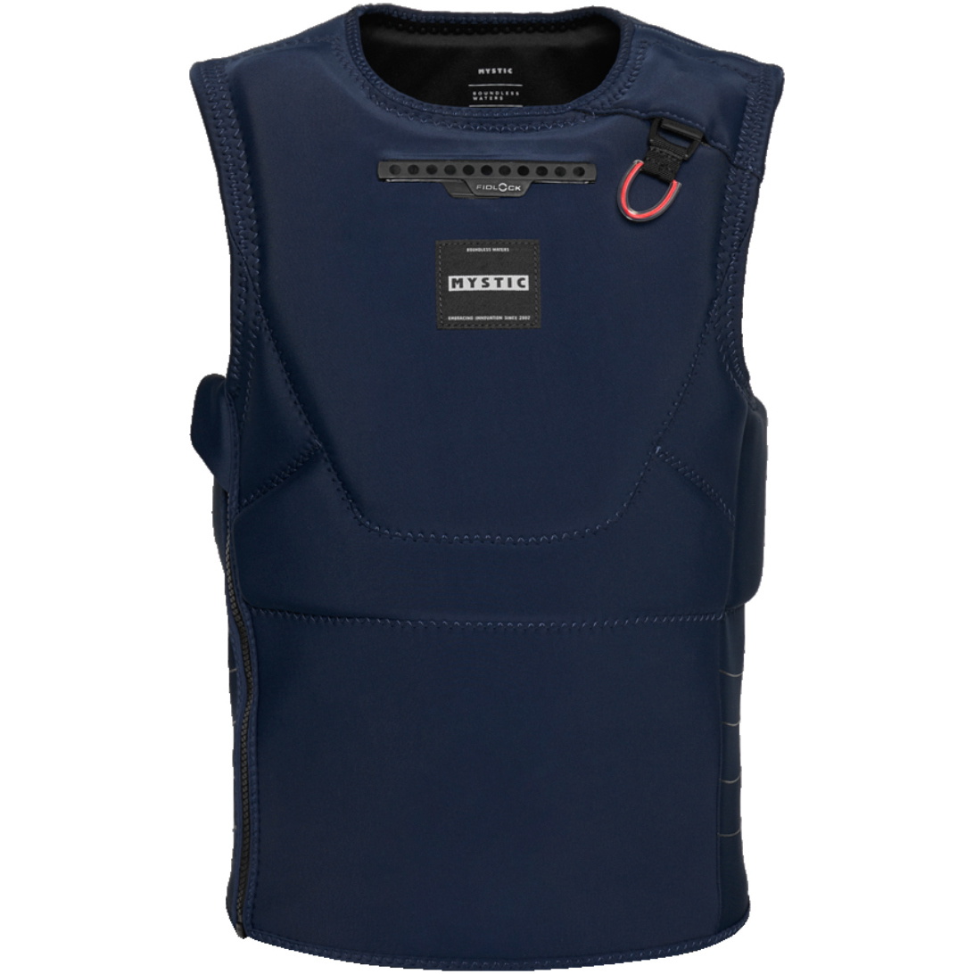 2026 Mystic Mens Solace Side Zip Impact Vest 35005.240235 - Navy